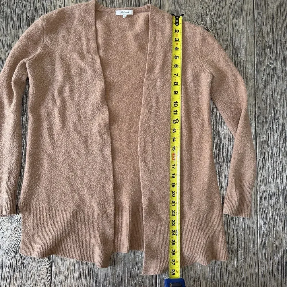 Madewell Merino Wool Long Sleeve Open Front Sweater Cardigan Women's Size XS